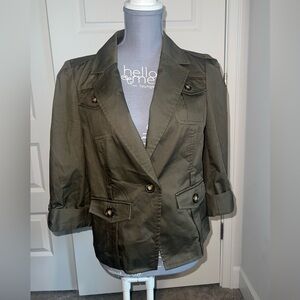 Banana Republic Dark Olive Women's Blazer